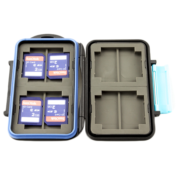 JJC MC-3 Water-resistant Holder Hard Storage Memory Card Case